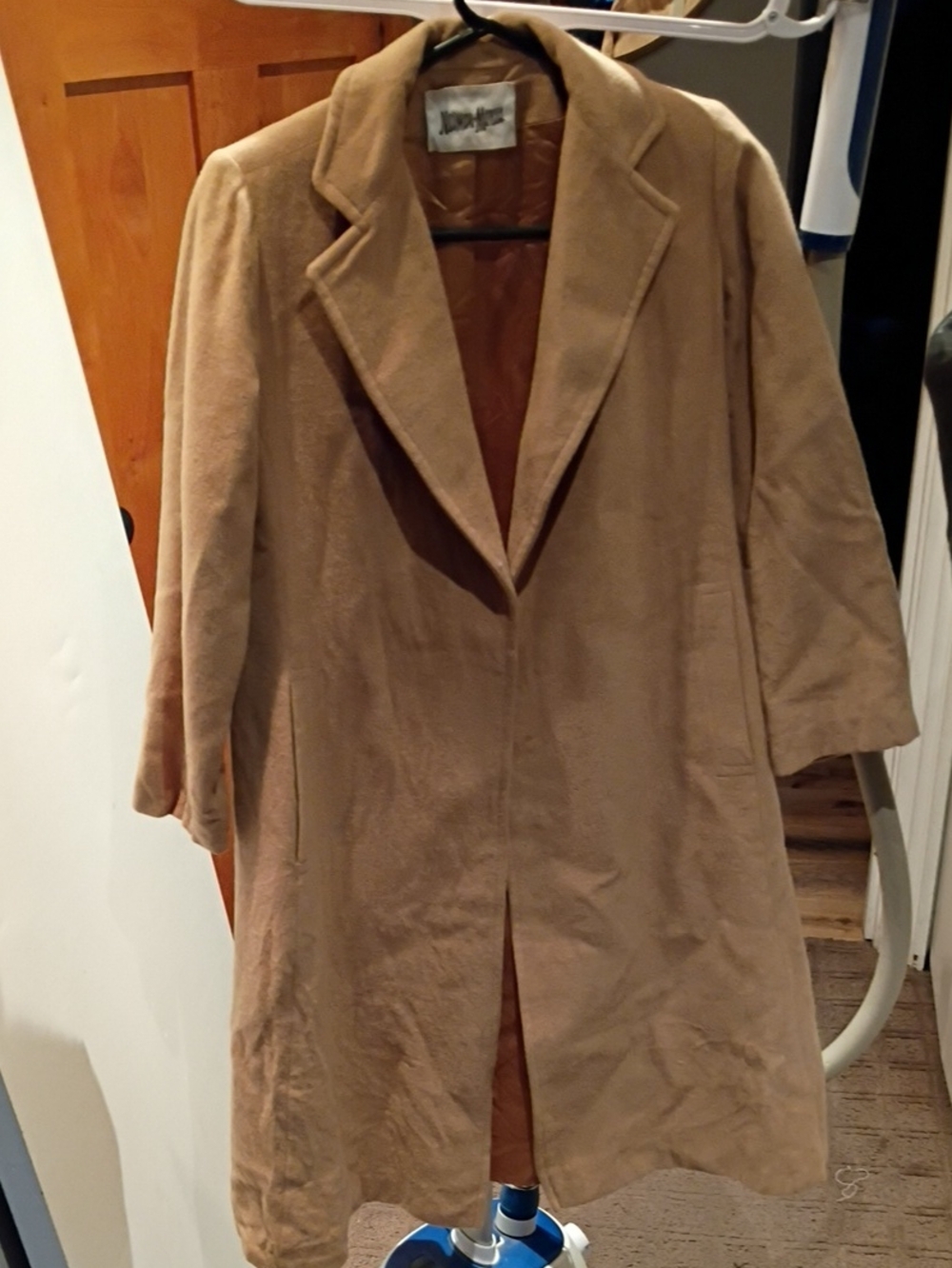 Neiman Marcus Petite Small Camel Hair